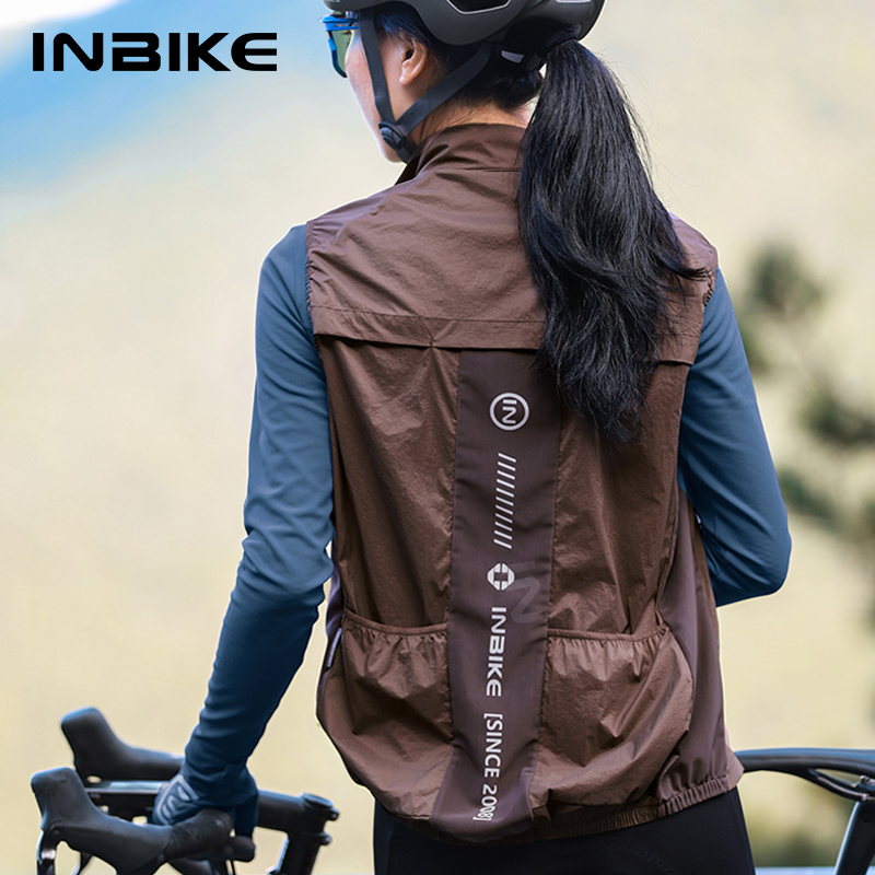 Reflective Vest Cycling - INBIKE damska kamizelka rowerowa bez rękawów