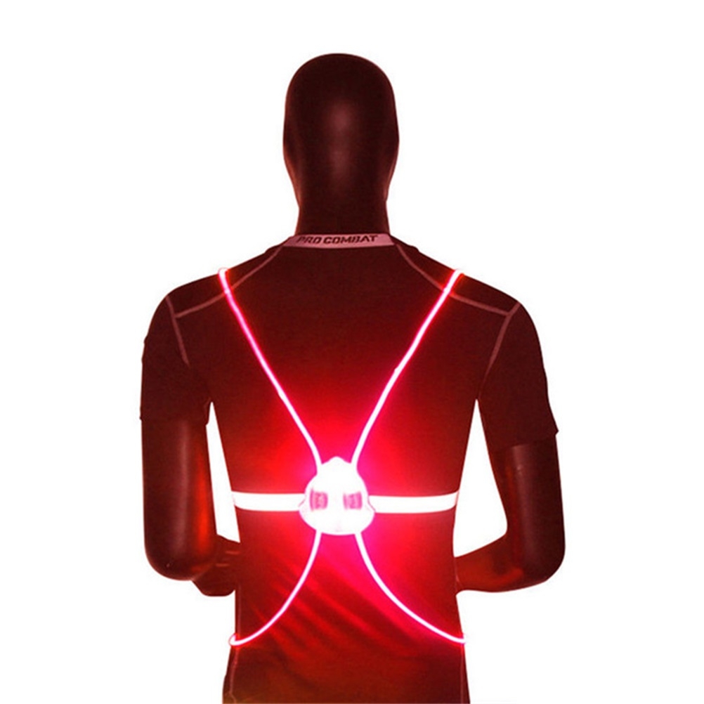 Reflective Vest Cycling - Kamizelka odblaskowa LED 360° do jazdy