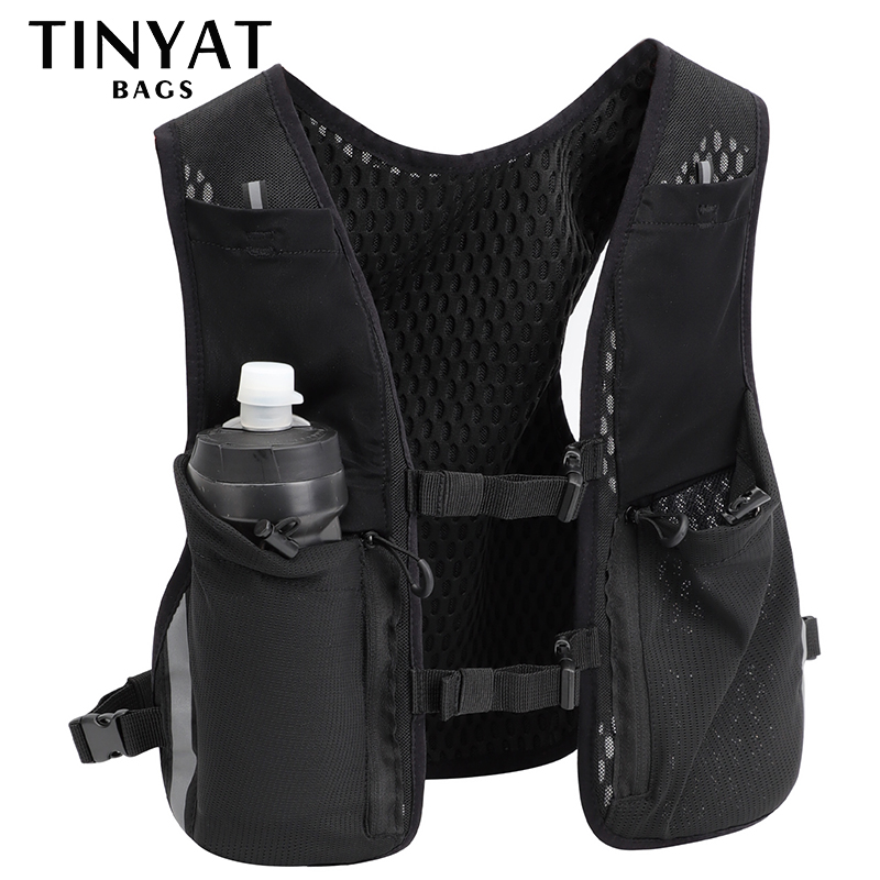 Reflective Vest Cycling - TINYAT Odblaskowa Wielofunkcyjna Torba na Kamizelkę