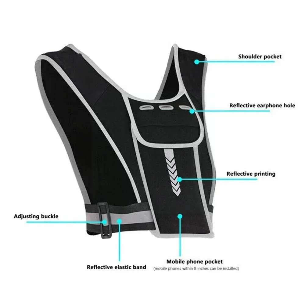 1 szt. Odblaskowa kamizelka do – Reflective Vest Cycling recenzja i cena