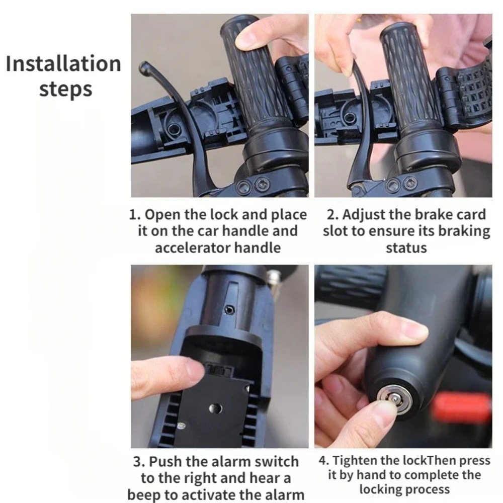 Alarm motocyklowy na kierownic – Commuter Bike Lock recenzja i cena