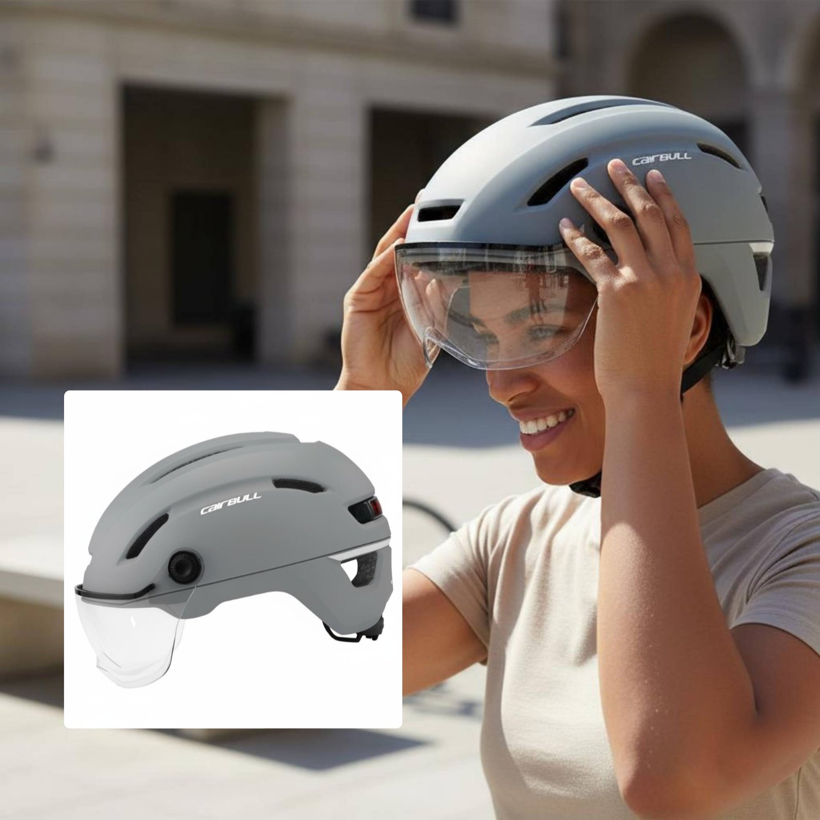 Kask rowerowy elektryczny do d – Commute Cycling Helmet recenzja i cena