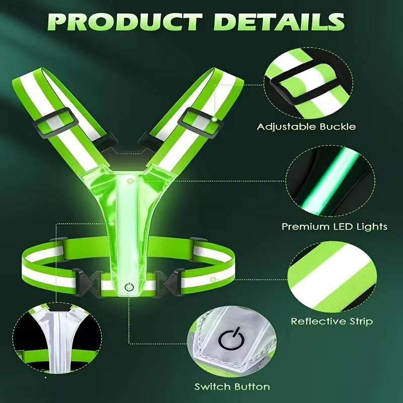 Świecąca Taśma Świetlna Kamize – Reflective Vest Cycling recenzja i cena