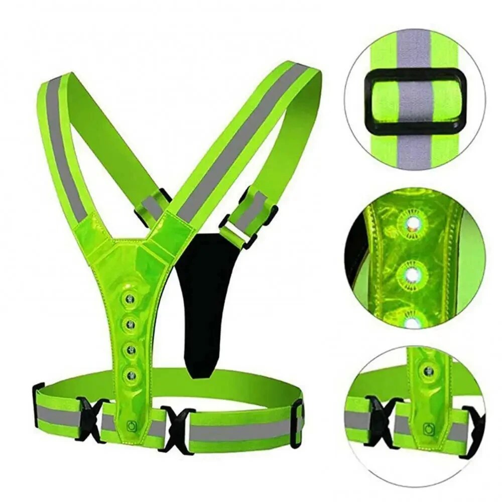 Kamizelka LED do biegania, odb – Reflective Vest Cycling recenzja i cena
