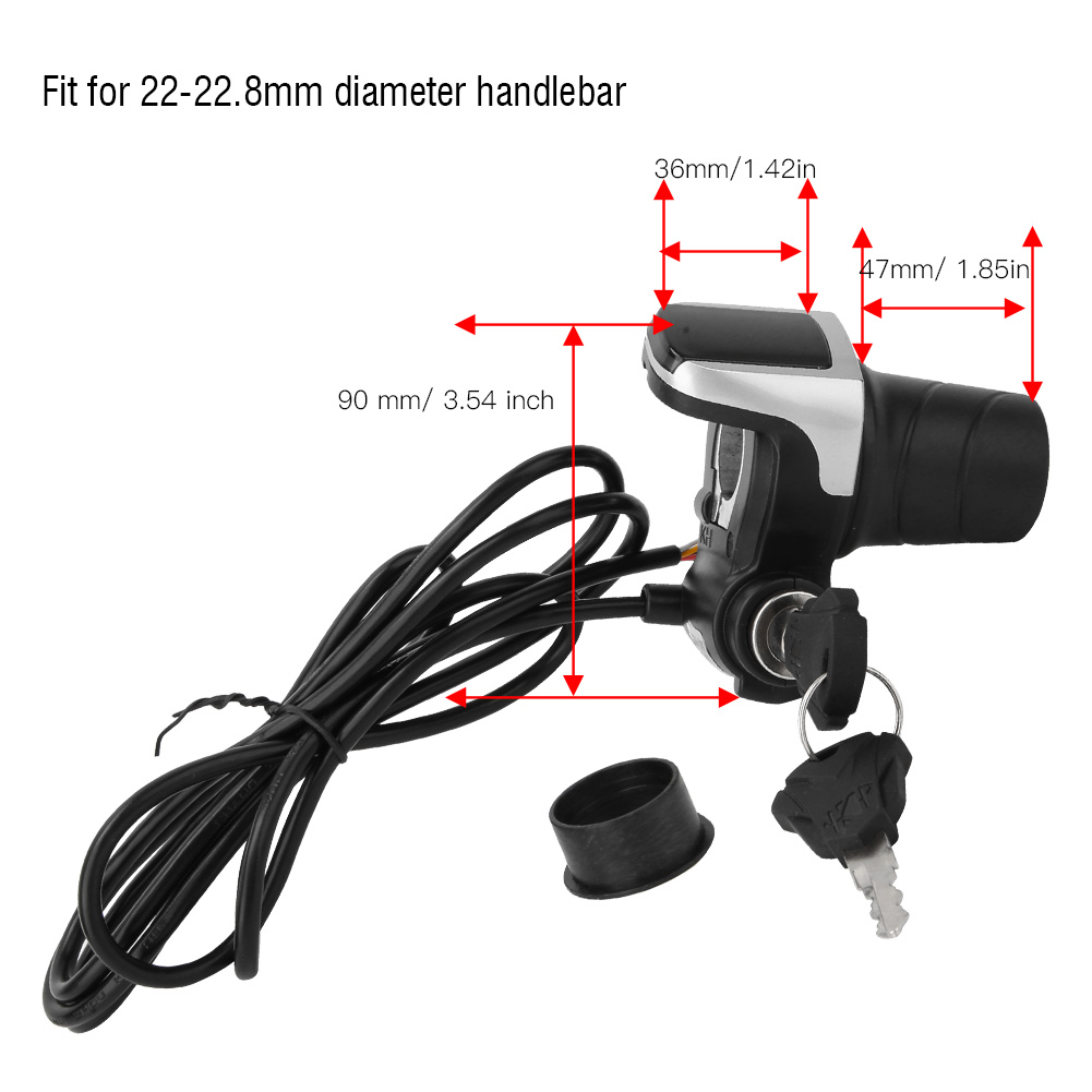 Manetka gazu do roweru elektry – Commuter Bike Lock recenzja i cena