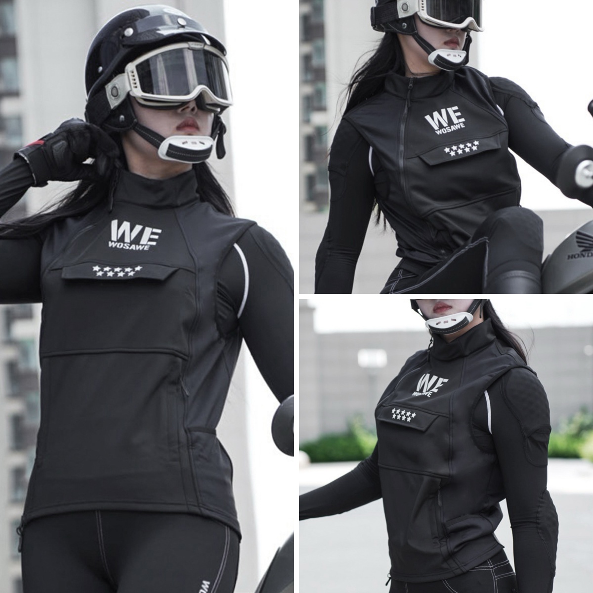 Kamizelka motocyklowa zimowa W – Reflective Vest Cycling recenzja i cena